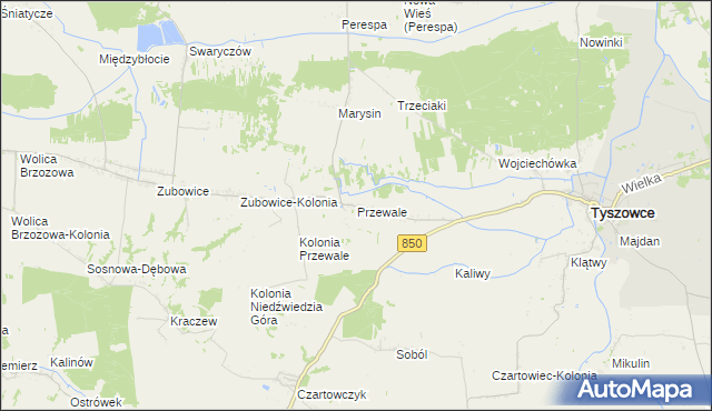 mapa Przewale, Przewale na mapie Targeo