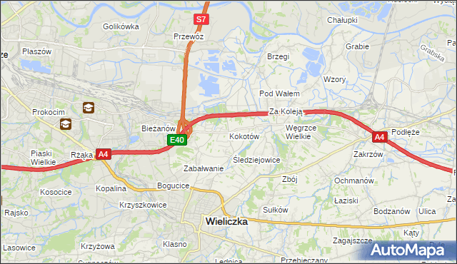 mapa Kokotów, Kokotów na mapie Targeo