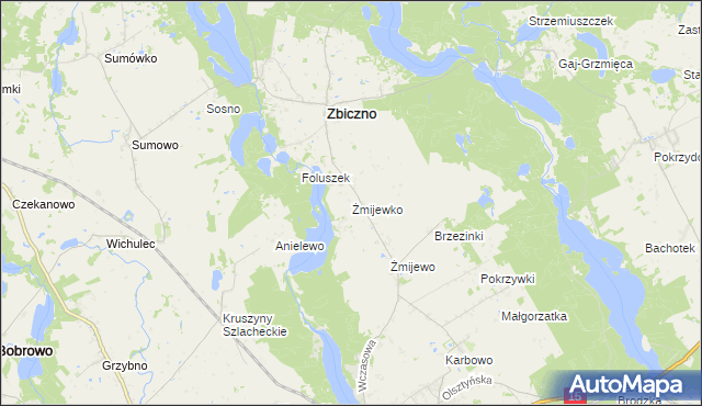 mapa Żmijewko, Żmijewko na mapie Targeo