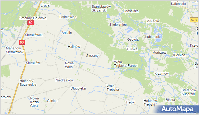 mapa Feliksów gmina Gostynin, Feliksów gmina Gostynin na mapie Targeo