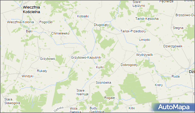 mapa Wasiły, Wasiły na mapie Targeo