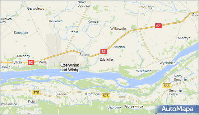 mapa Zdziarka, Zdziarka na mapie Targeo