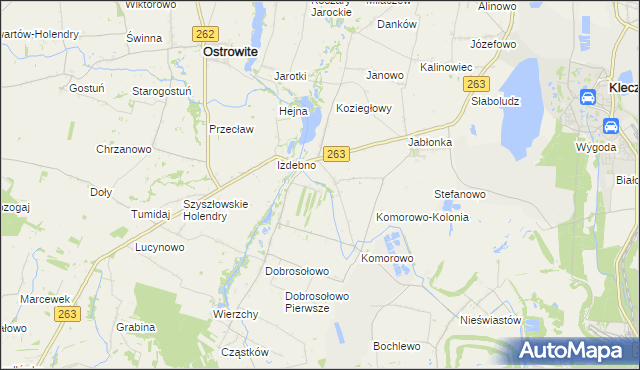 mapa Dobrosołowo Trzecie, Dobrosołowo Trzecie na mapie Targeo