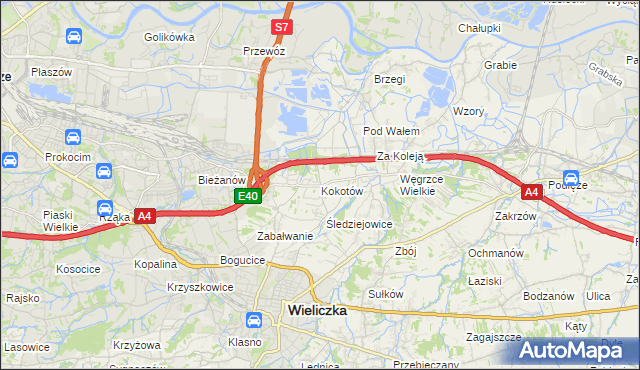 mapa Kokotów, Kokotów na mapie Targeo