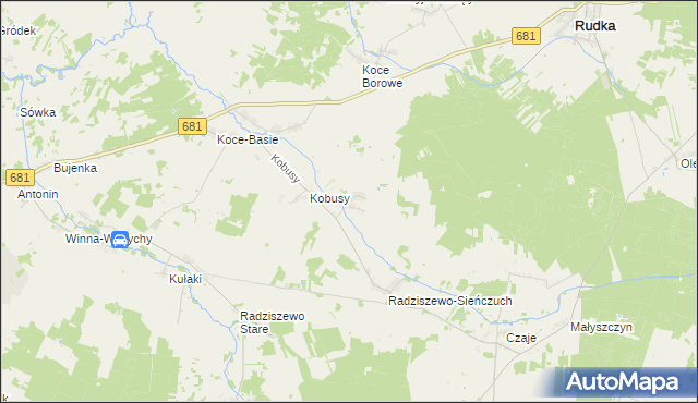 mapa Łempice gmina Ciechanowiec, Łempice gmina Ciechanowiec na mapie Targeo