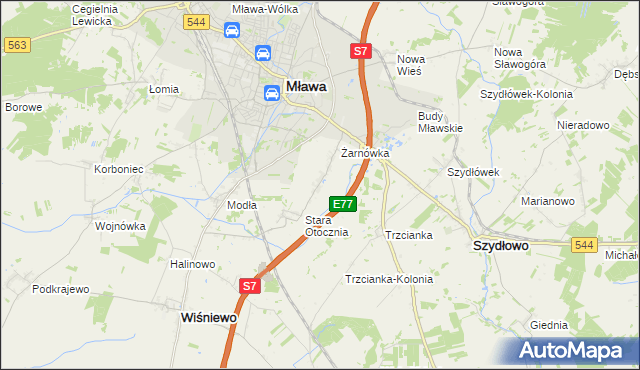 mapa Nowa Otocznia, Nowa Otocznia na mapie Targeo