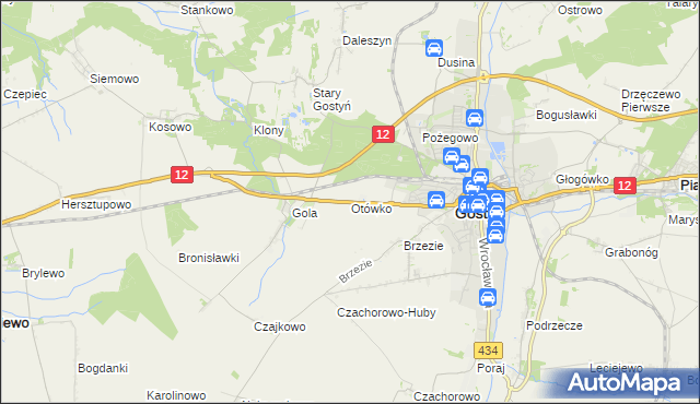 mapa Otówko, Otówko na mapie Targeo