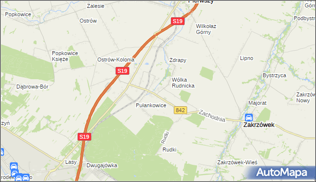 mapa Rudnik Szlachecki, Rudnik Szlachecki na mapie Targeo