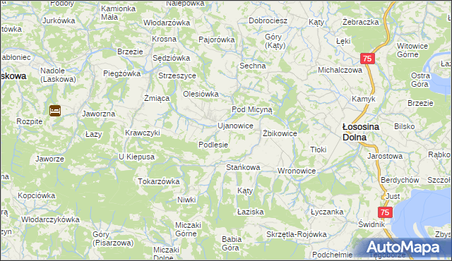 mapa Kobyłczyna, Kobyłczyna na mapie Targeo