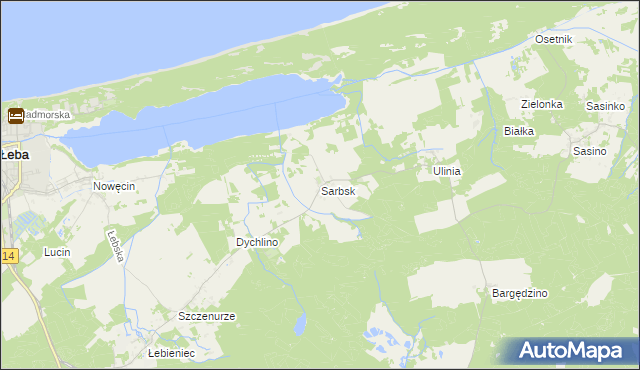 mapa Sarbsk, Sarbsk na mapie Targeo