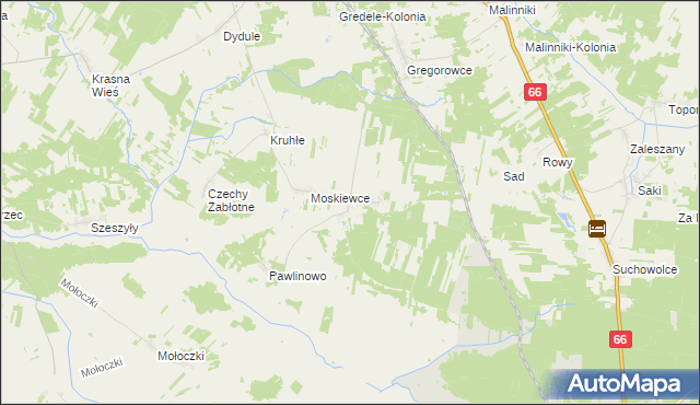 mapa Wólka Wygonowska, Wólka Wygonowska na mapie Targeo