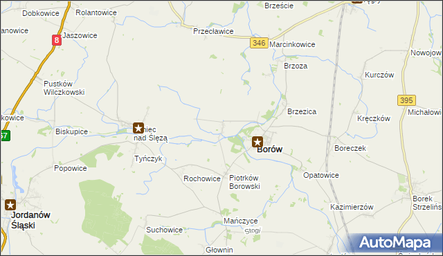 mapa Bartoszowa, Bartoszowa na mapie Targeo