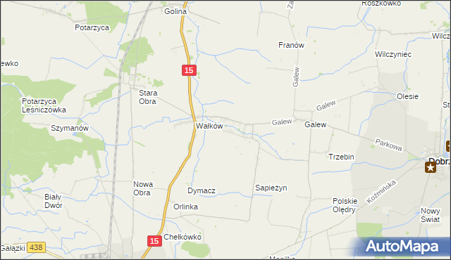 mapa Borzęcice, Borzęcice na mapie Targeo