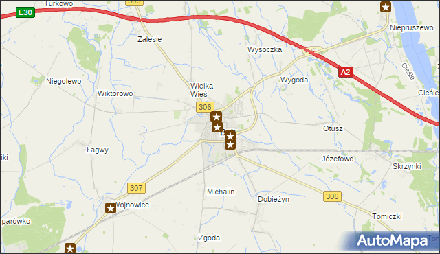 mapa Buk powiat poznański, Buk powiat poznański na mapie Targeo