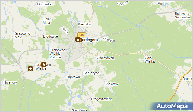 mapa Chełstówek, Chełstówek na mapie Targeo