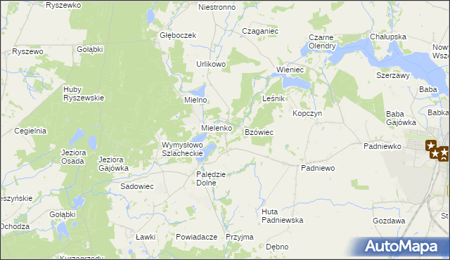 mapa Józefowo gmina Mogilno, Józefowo gmina Mogilno na mapie Targeo