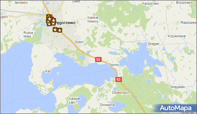 mapa Kolonia Rybacka, Kolonia Rybacka na mapie Targeo