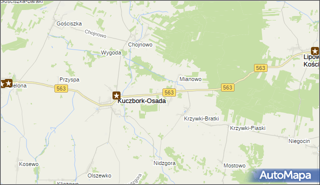 mapa Kozielsk, Kozielsk na mapie Targeo
