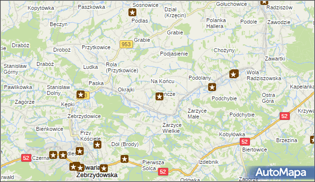 mapa Leńcze, Leńcze na mapie Targeo