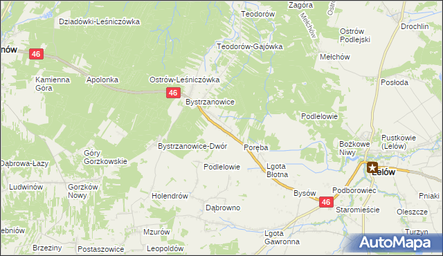 mapa Lgoczanka, Lgoczanka na mapie Targeo