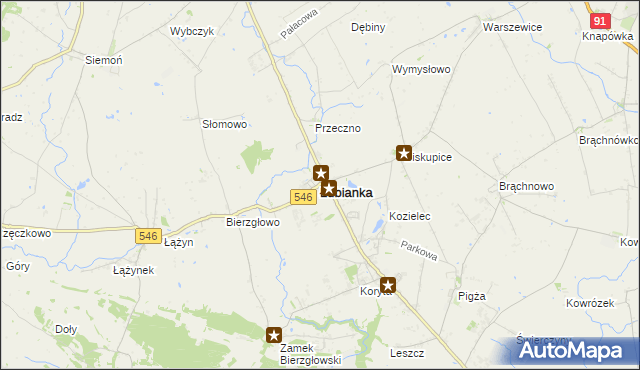 mapa Łubianka powiat toruński, Łubianka powiat toruński na mapie Targeo