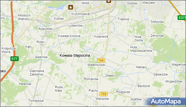 mapa Parznice, Parznice na mapie Targeo