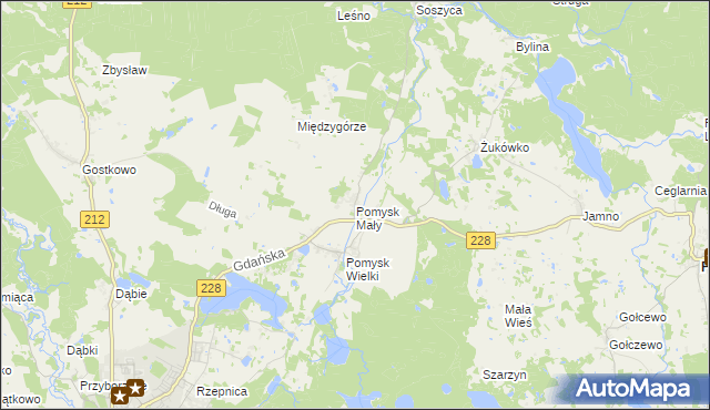 mapa Pomysk Mały, Pomysk Mały na mapie Targeo