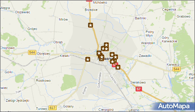 mapa Przasnysz, Przasnysz na mapie Targeo