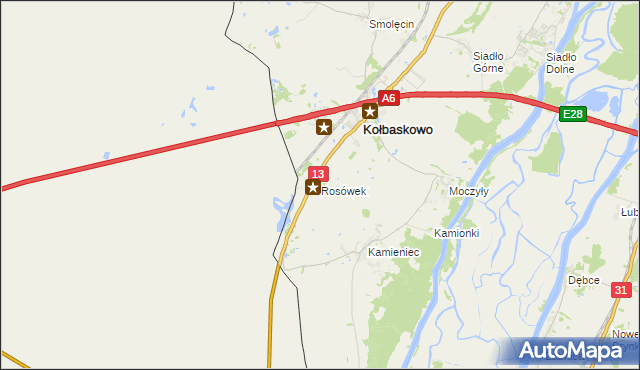 mapa Rosówek, Rosówek na mapie Targeo