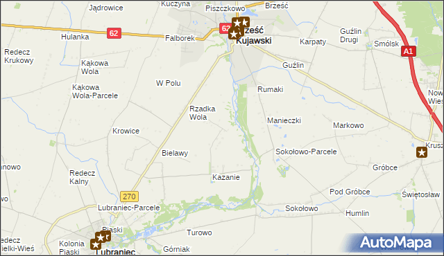 mapa Rzadka Wola-Parcele, Rzadka Wola-Parcele na mapie Targeo