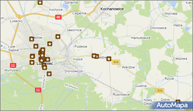 mapa Sadów, Sadów na mapie Targeo