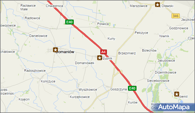 mapa Skrzypnik, Skrzypnik na mapie Targeo