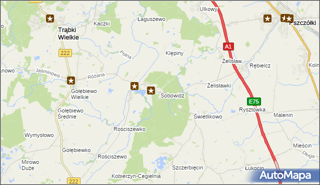 mapa Sobowidz, Sobowidz na mapie Targeo