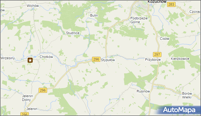 mapa Stypułów, Stypułów na mapie Targeo