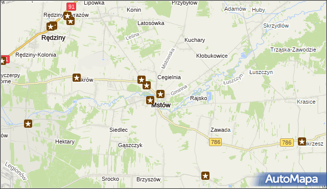 mapa Wancerzów, Wancerzów na mapie Targeo