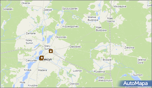 mapa Wrzosowisko, Wrzosowisko na mapie Targeo