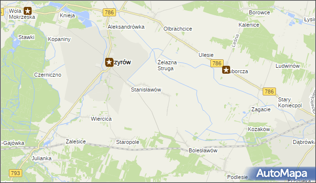 mapa Zarębice, Zarębice na mapie Targeo
