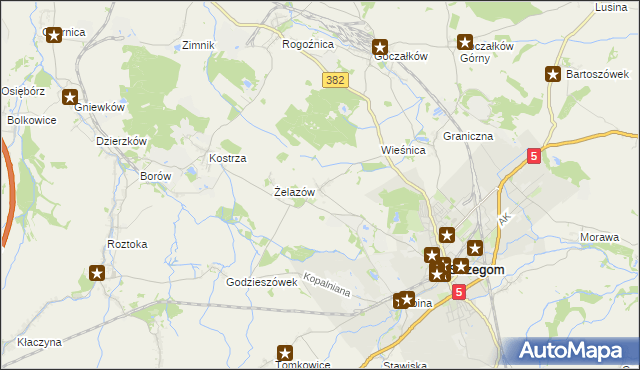 mapa Żółkiewka, Żółkiewka na mapie Targeo