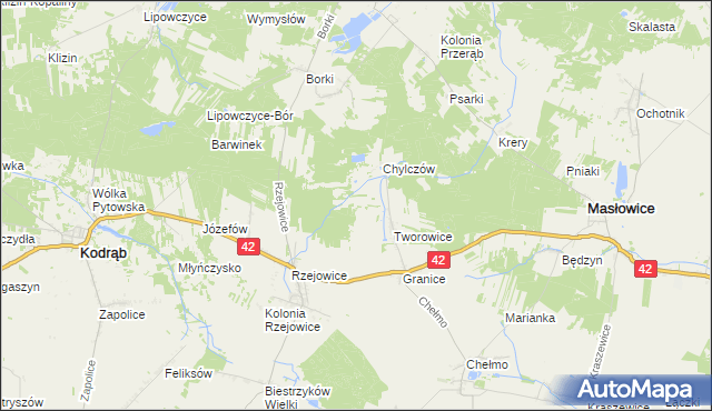 mapa Chaptyzów, Chaptyzów na mapie Targeo