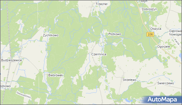 mapa Czermnica, Czermnica na mapie Targeo