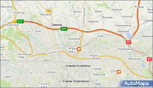 mapa Górka Narodowa, Górka Narodowa na mapie Targeo