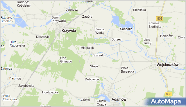 mapa Szczałb, Szczałb na mapie Targeo
