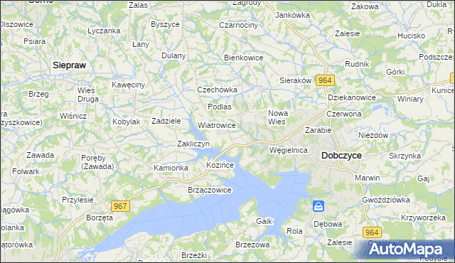 mapa Stojowice, Stojowice na mapie Targeo