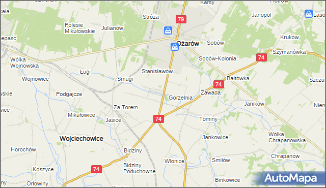 mapa Wyszmontów, Wyszmontów na mapie Targeo