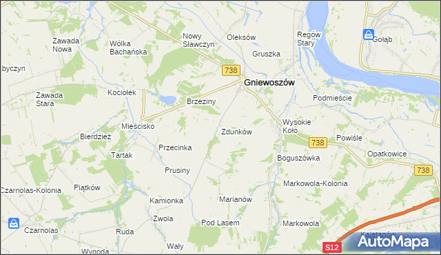 mapa Zdunków, Zdunków na mapie Targeo