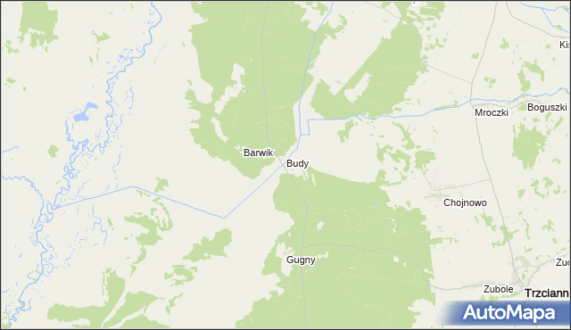 mapa Dobarz gmina Trzcianne, Dobarz gmina Trzcianne na mapie Targeo