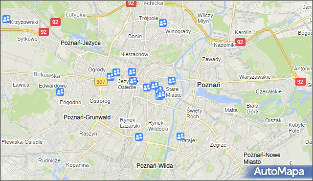 mapa Święty Marcin, Święty Marcin na mapie Targeo