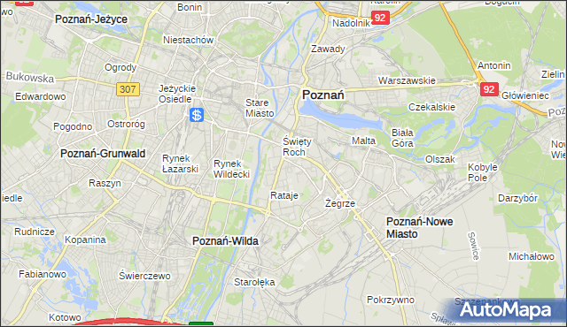 mapa Obrzyca, Obrzyca na mapie Targeo