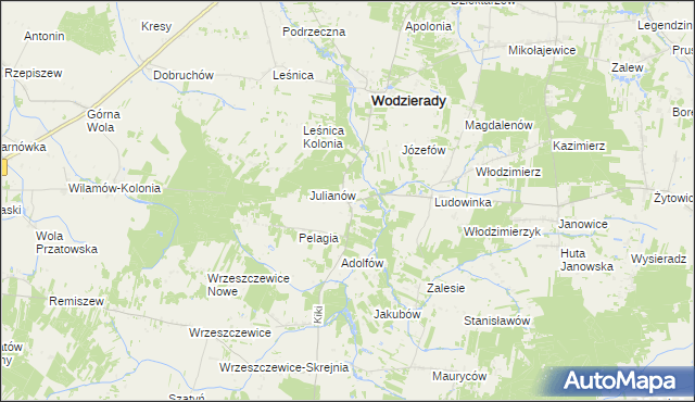 mapa Chorzeszów, Chorzeszów na mapie Targeo