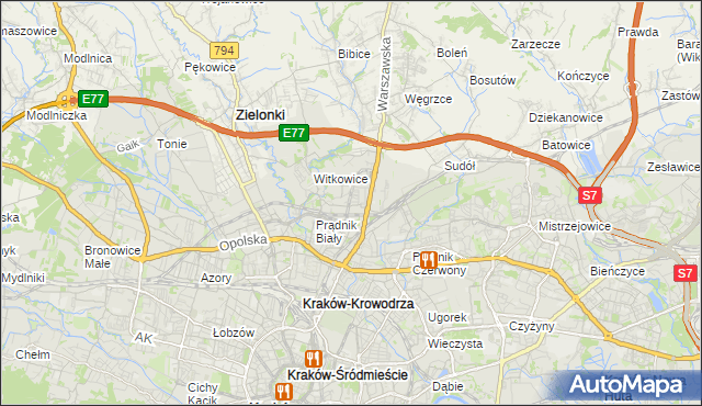 mapa Górka Narodowa, Górka Narodowa na mapie Targeo